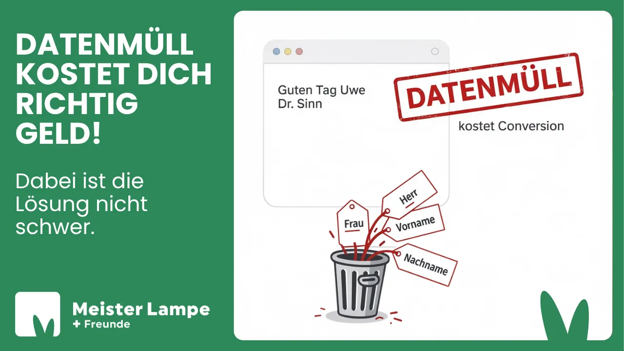 Symbolbild zum Thema Datenqualität und Personalisierung im E-Mail-Marketing