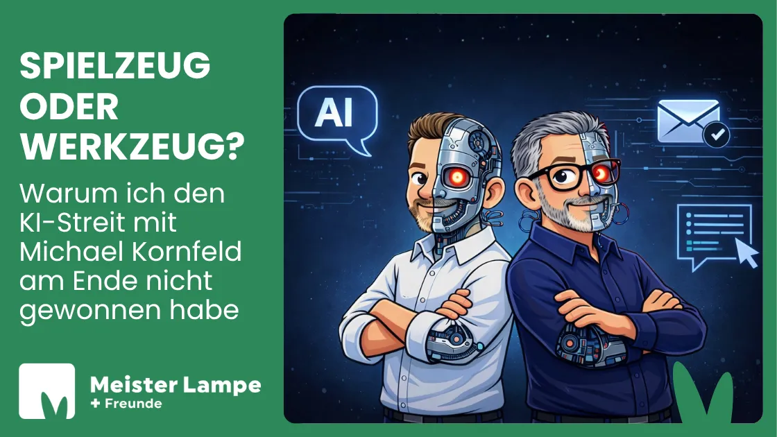 Symbolbild zum Thema KI als Werkzeug statt Spielzeug im E-Mail-Marketing