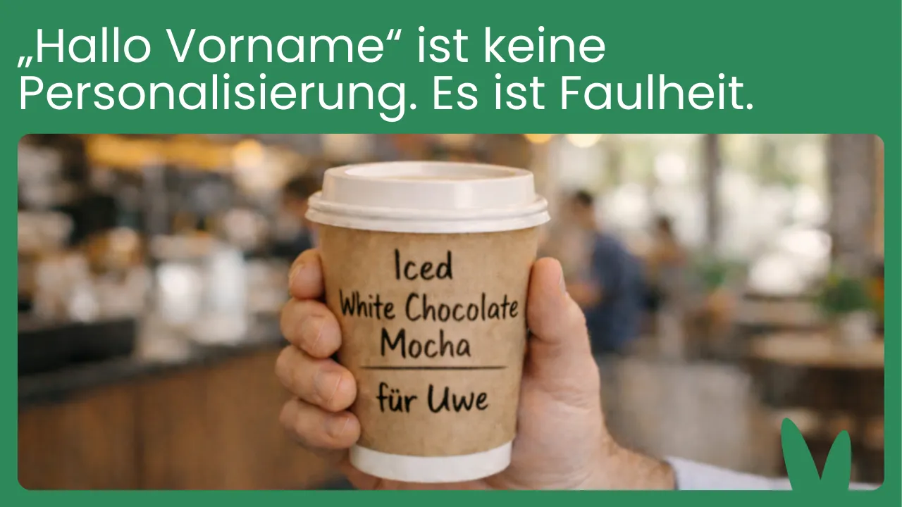 Symbolbild zum Thema echte Personalisierung im E-Mail-Marketing